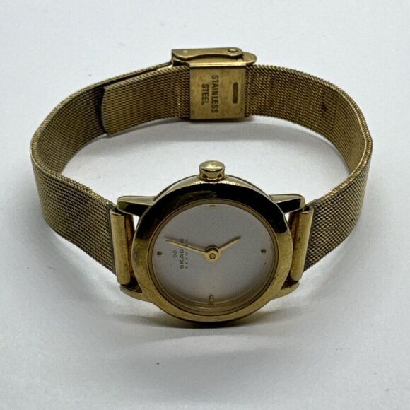 Skagen 158SGG Women\'s Gold Stainless Steel Analog Dial Quartz Watch AEA263